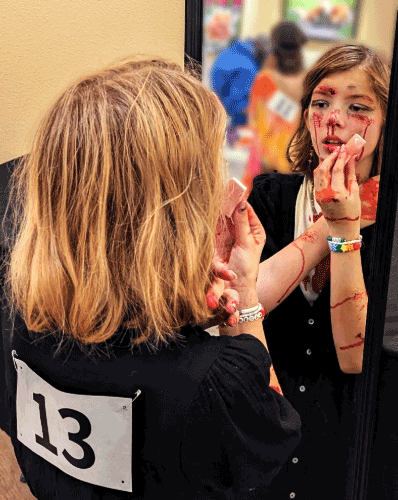 Zombie-makeup